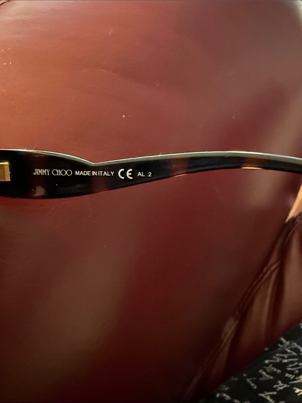 Jimmy Choo Brown Tortoise Sunglasses - Picture 4 of 5